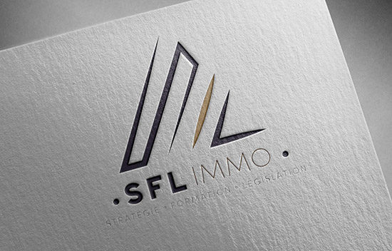 Création logo SFL Immo