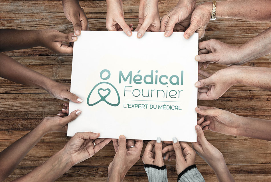 Relooking logotype Médical Fournier
