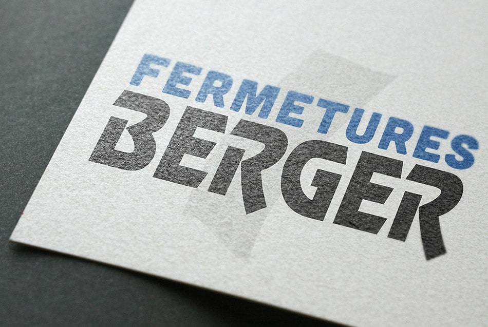 Création logotype Fermetures Berger