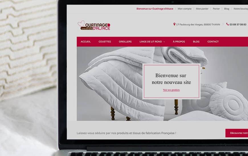 Création site e-commerce Ouatinage d'Alsace
