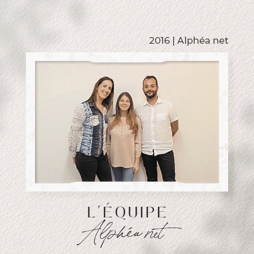 L'équipe Alphea net en 2016