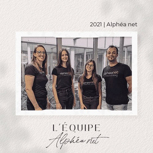 L'équipe Alphea net en 2021