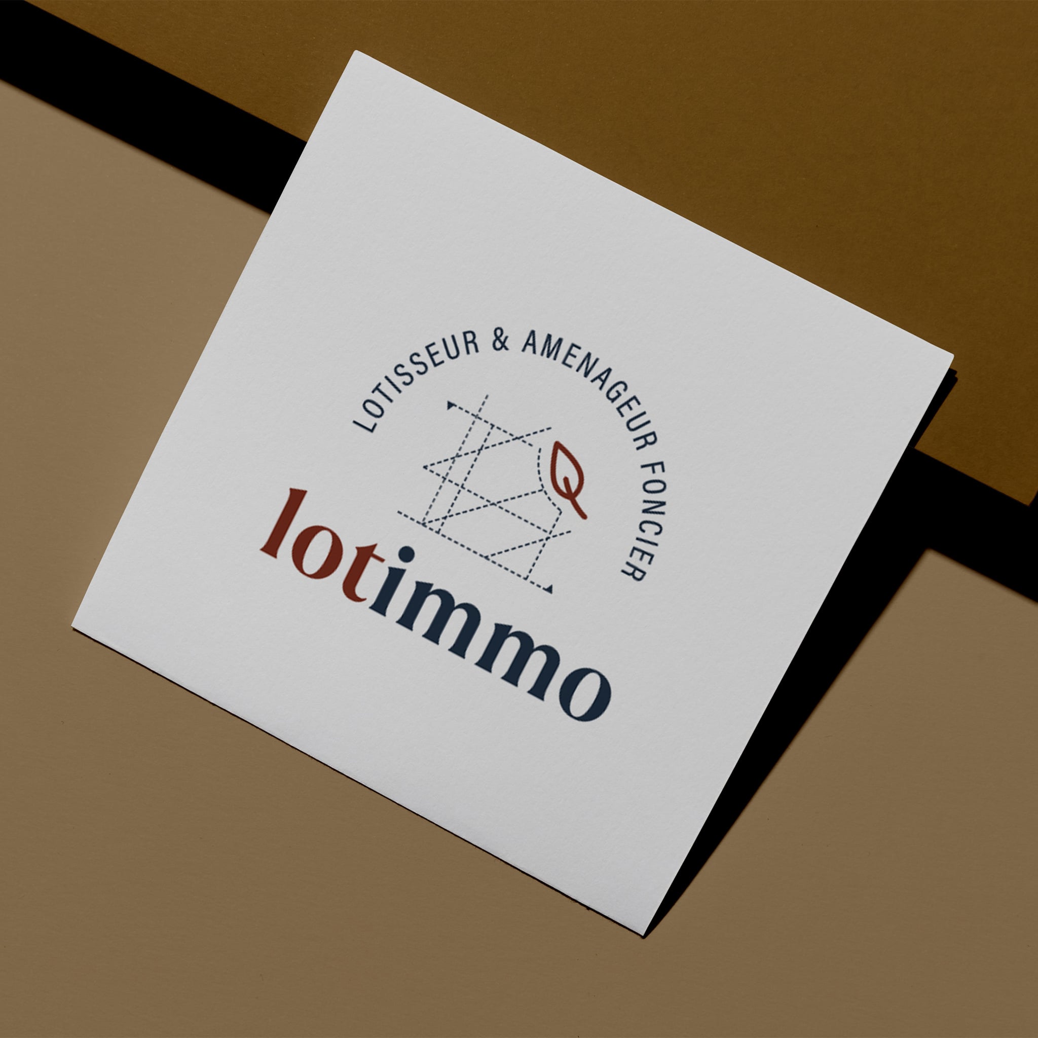 Création logotype lotimmo - lotisseur et aménageur foncier