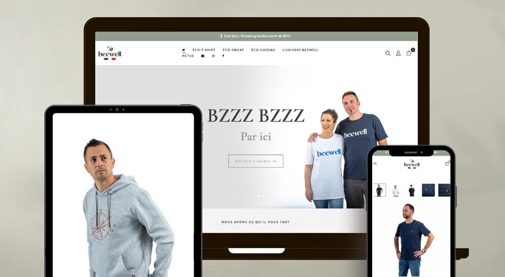 Alpheanet x Beewell Lancement site e-commerce mulhouse