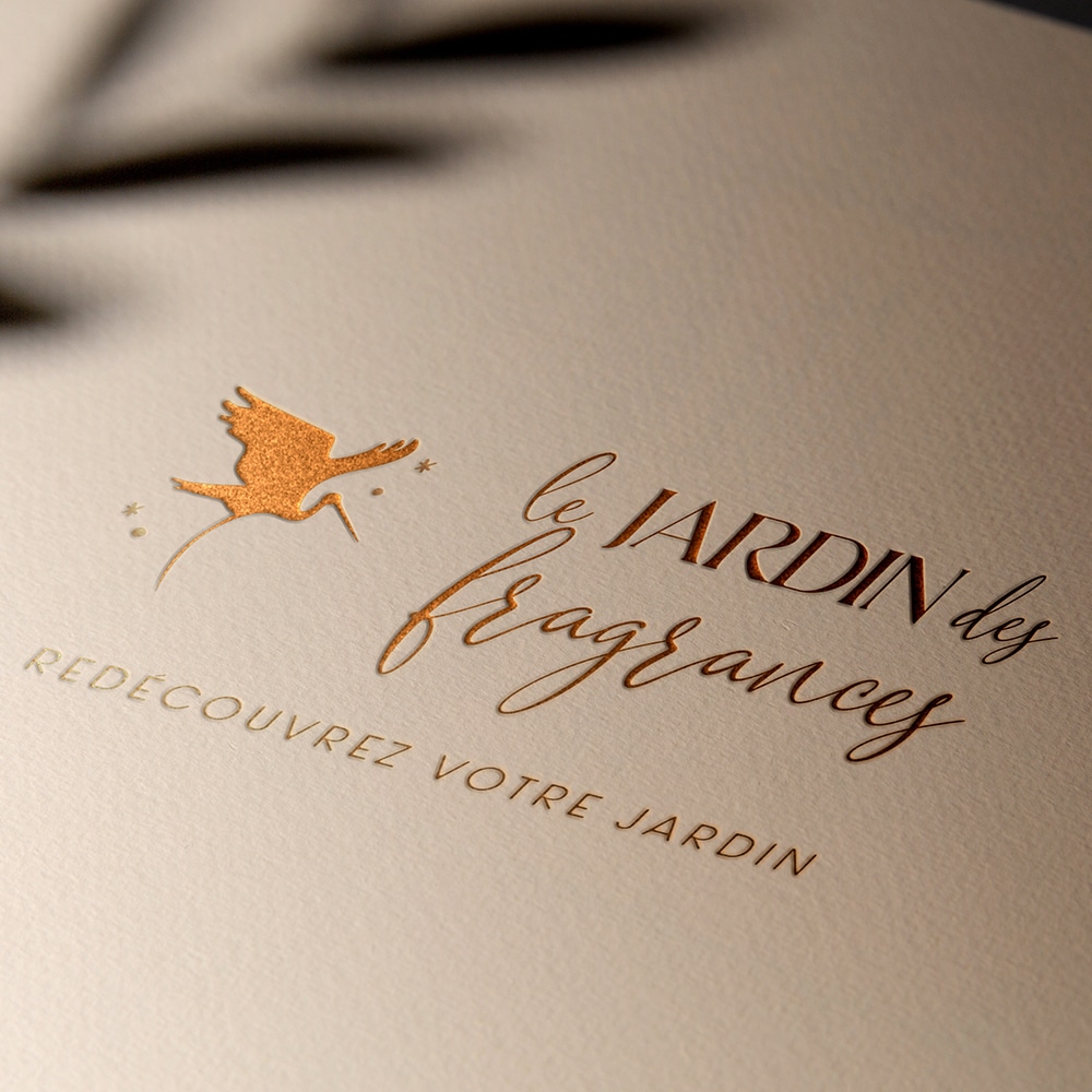 Création logotype "Le Jardin des fragrances"
