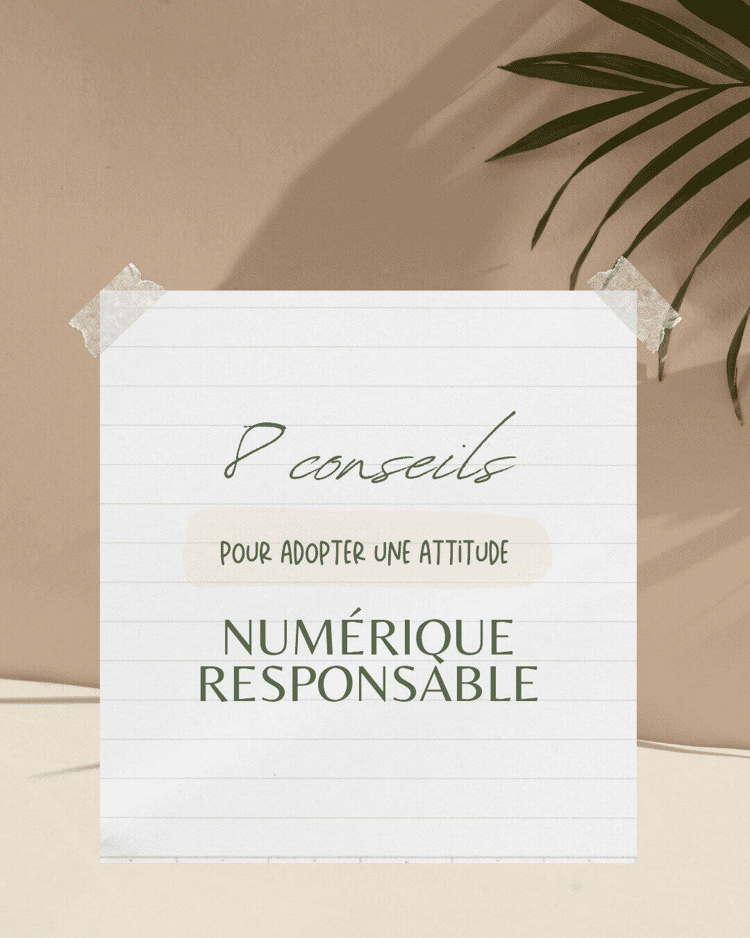 8 conseils numérique responsable
